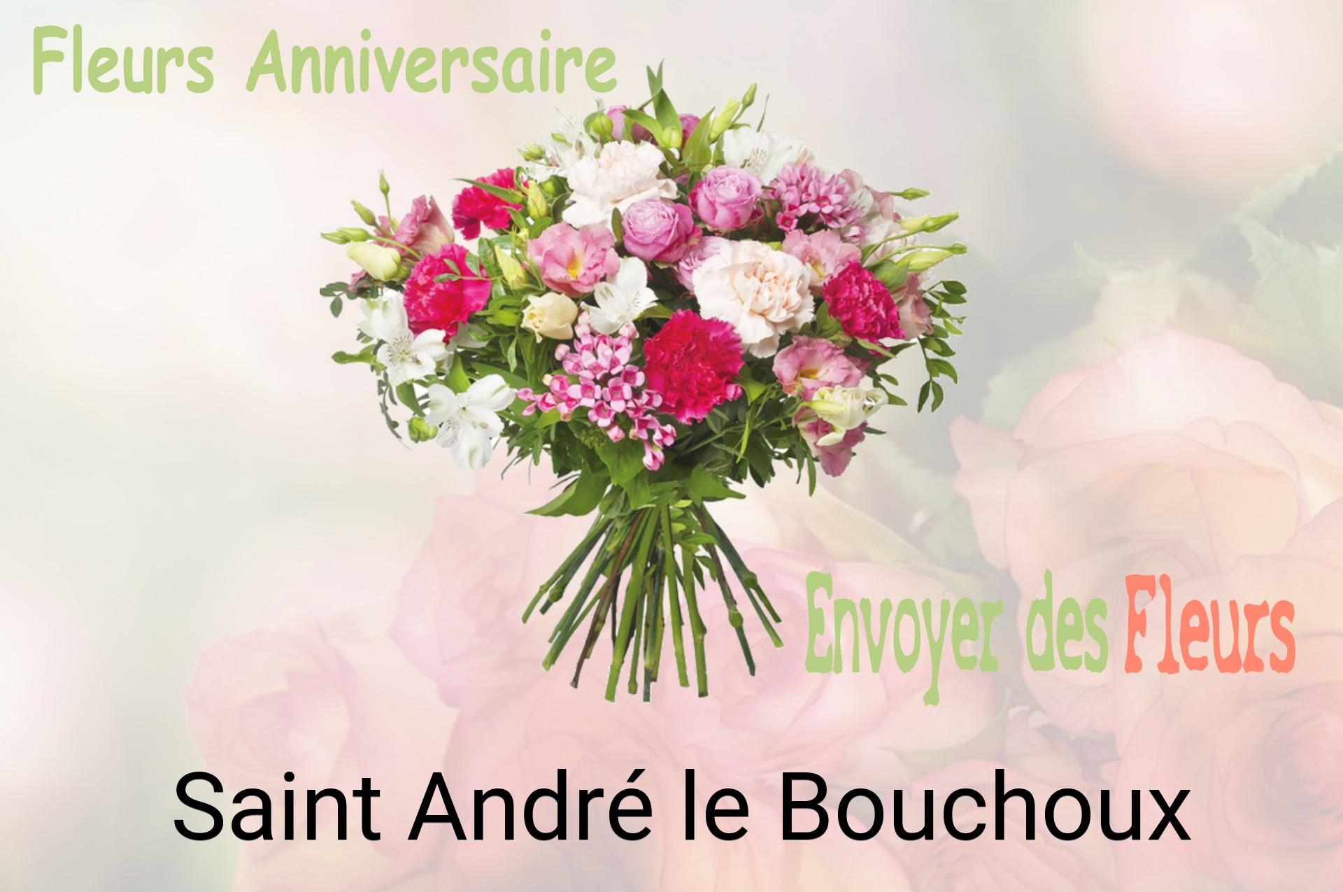 Bouquet de fleurs d’anniversaire livré à Saint-André-le-Bouchoux